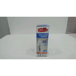 28WAT HALOJEN AMPÜL 35W                           