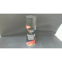 AKRİLİK SPREY MAT SİYAH 9005                      