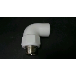 20MM DIŞ DİŞLİ DİRSEK BEYAZ                       