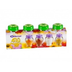4LÜ PAPATYA CAM BAHARATLIK SET                    