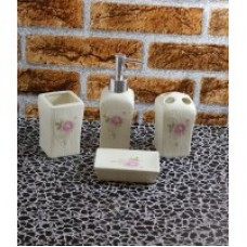 4LÜ TEKBİR PORSELEN BANYO SET                     